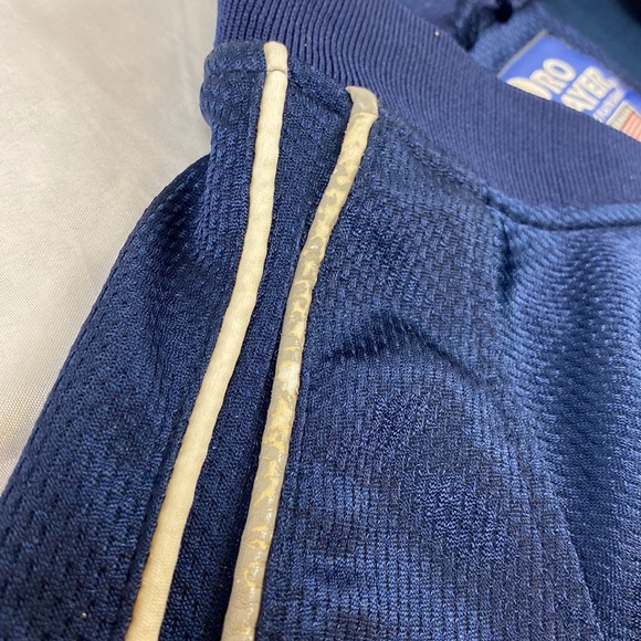 Vintage Pro Player Georgetown Navy Blue Mesh Button Athletic Jacket - Picture 12 of 16